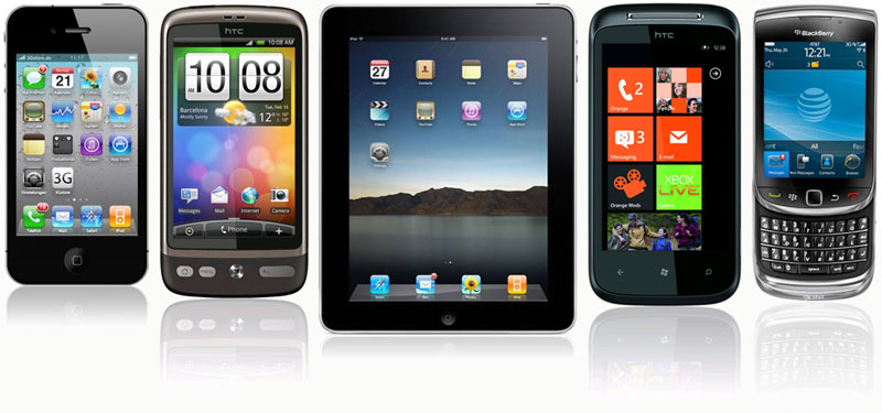 iPad iPhone Android and Blackberry Apps