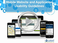 mobile web apps usability guidelines Webinars