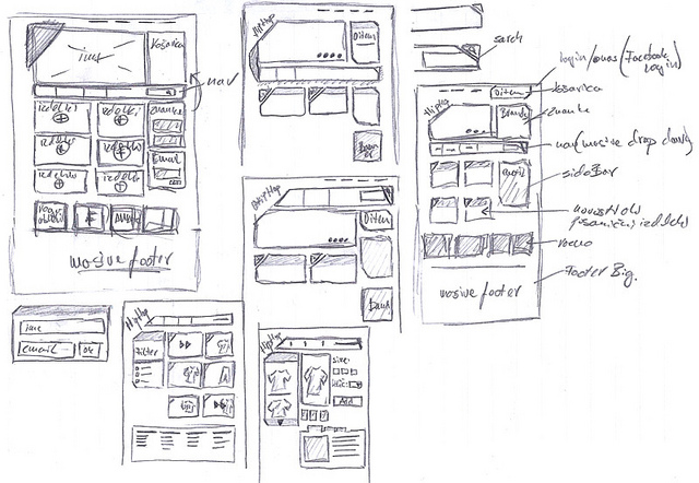 wireframe simple design